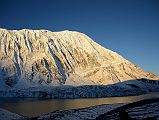 01 La Grande Barriere And Tilicho Peak With Tilicho Tal Lake Below At Sunrise From The Eastern Camp At 5036m